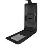 Avizar Etui pour Smartphone Universel Clapet Vertical Portefeuille Taille S  noir