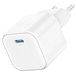 Swissten Chargeur GaN USB C 20W Compact Léger Blanc