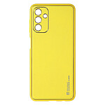 Avizar Coque pour Samsung Galaxy A13 5G et A04s Simili Cuir Polycarbonate Rigide Jaune