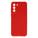 Avizar Coque Samsung Galaxy S21 FE Silicone Semi-rigide Finition Soft Touch Fine Rouge