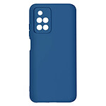 Avizar Coque pour Redmi 10 et 10 2022 Semi-rigide Finition Soft-touch Fine bleu