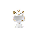 TechKidz Décoration d'Intérieur Modèle King Cat au Sourire Large Blanc