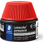 STAEDTLER Lumocolor flacon-recharge permanent, rouge