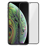 Avizar Film Écran iPhone X et XS Verre Trempé 9H Biseauté Transparent Bord noir