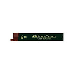 FABER-CASTELL Boîte de 12 mines Super Polymère 9065 S 0,5 mm H x 12