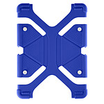 Avizar Coque pour tablette 8.9 à 12 pouces Universel Silicone Gel Bumper Fonction support  bleu