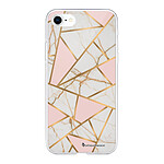 LaCoqueFrançaise Coque iPhone 7/8/ iPhone SE 2020 360 intégrale transparente Motif Marbre Rose Tendance