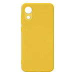 Avizar Coque pour Samsung Galaxy A03 Core Silicone Semi-rigide Finition Soft-touch Fine  jaune