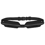 Avizar Ceinture de Sport avec 2 Poches Extensibles Réglable Clip de fermeture Noir