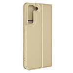 Dux Ducis Housse pour Samsung Galaxy S22 Plus Clapet Porte-carte Fonction Support  doré