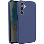 Avizar Coque pour Samsung Galaxy M35 Silicone Souple Mate Bleu Nuit