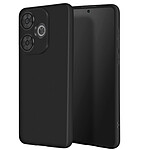 Avizar Coque pour Xiaomi Poco F6 Silicone Finition Mate Soft Touch Noir