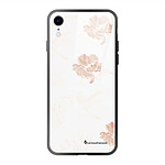 LaCoqueFrançaise Coque iPhone Xr Coque Soft Touch Glossy Fleurs Blanches Design