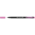 BIC Stylo Feutre Fineliner Intensity Pointe Baguée métal Fine 0,4mm Rose x 12