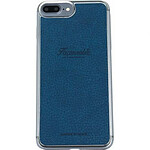 Façonnable Coque pour iPhone 6 Plus/6S Plus/7 Plus/8 Plus Rigide French Riviera Bleu