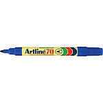 ARTLINE Marqueur '70' permanent indélébile pointe conique 1,5 mm bleu x 12