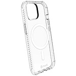 Muvit Coque pour iPhone 15 Antichoc 3M Compatible MagSafe Transparent