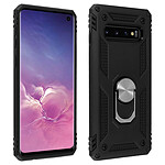 Avizar Coque Noir Bi-matières pour Samsung Galaxy S10