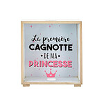 TechKidz Tirelire avec Motif "La Première Cagnotte de ma Princesse" Multicolore