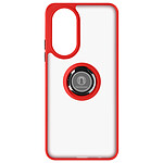 Avizar Coque pour Honor X7 Bi-matière Bague Métallique Support Vidéo  Rouge