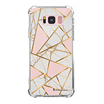 LaCoqueFrançaise Coque Samsung Galaxy S8 Plus Silicone antichocs Solides coins renforcés  transparente Motif Marbre Rose