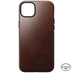 Nomad Modern Horween Compatible avec le MagSafe pour iPhone 14 Plus Marron