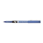 PILOT Stylo roller Hi-Tecpoint V5 Encre liquide Pte Fine Bleu x 12