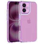 Avizar Coque pour iPhone 16 Coins Antichoc Bumper Violet