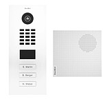 Doorbird - Portier vidéo IP 3 sonnettes Blanc + Carillon D2103V RAL 9016 KIT 1