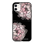 LaCoqueFrançaise Coque iPhone 12 Mini Silicone Liquide Douce Rose Pivoine