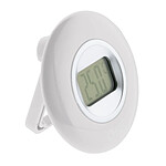 Thermomètre intérieur blanc écran LCD - pied réglable - Otio