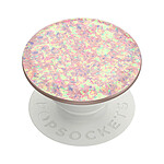 Popsockets PopGrip Confetti Iridescent pour Smartphone Bague et Support Universel Rose