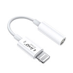 LinQ Adaptateur Lightning Mâle vers Jack 3.5mm Femelle Connexion Bluetooth  Blanc