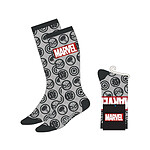 Marvel - Paire de chaussettes Avengers Faces Grey 38-45