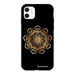 LaCoqueFrançaise Coque iPhone 12 Mini Silicone Liquide Douce Mandala Or