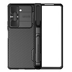 Nillkin Coque pour Samsung Galaxy Z Fold 5 Protection Caméra Béquille Support  CamShield Noir