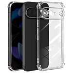 Mayaxess Coque Antichoc pour Google Pixel 9 et 9 Pro Coins Renforcés Transparent