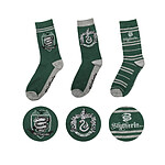 Harry Potter - Pack 3 paires de chaussettes Slytherin