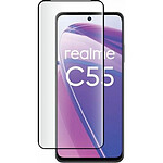 BigBen Connected Protection d'écran pour Realme C55 en Verre Trempé 2.5D Anti-rayures Transparent