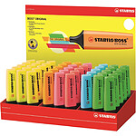 STABILO Présentoir de 45 Surligneurs BOSS Original 6 Coloris assortis