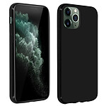 Avizar Coque iPhone 11 Pro Max Silicone Gel Flexible Résistant Ultra fine noir