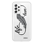 Evetane Coque Samsung Galaxy A72 360 intégrale transparente Motif Love Life Tendance