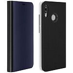 Avizar Housse Huawei P20 Lite Etui Miroir Clapet Coque Rigide Fonction Support Noir