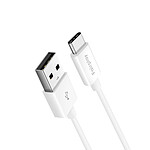 Fairplay Câble de Charge USB vers USB-C 2 Mètres Charge + Synchro  Blanc