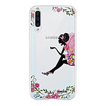 Evetane Coque Samsung Galaxy A70 360 intégrale transparente Motif Fée Fleurale Tendance