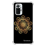 LaCoqueFrançaise Coque Xiaomi Redmi Note 10 Pro Silicone antichocs Solides coins renforcés  transparente Motif Mandala Or