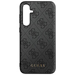 Guess Coque pour Samsung Galaxy S23 FE série 4G Metal Logo Gris