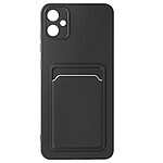 Avizar Coque pour Samsung Galaxy A05 Porte-carte Souple Anti-traces Noir