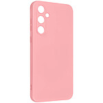 Avizar Coque pour Samsung Galaxy A55 Semi-rigide Mat Anti-traces Dragonne Rose Poudré