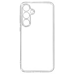 Avizar Coque pour Samsung Galaxy A35 Caméra Protégée Silicone Fin Transparent